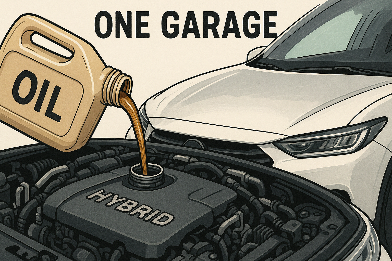 Швидка заміна масла ДВЗ у Києві: Борщагівка, Київська Кільцева, біля Вишневого — автосервіс One Garage